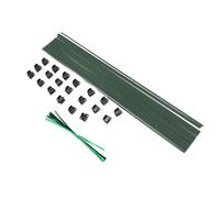 NOENNULL Bastone di Supporto Pieghevole per Pianta per la Crescita delle Piante per Giardinieri Domestici Rivestimento Verde in Acciaio Inossidabile 40 Pezzi per Orchidee Peonie Pomodori
