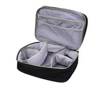 NOENNULL "Borsa Portaoggetti per Materiali da Cucito" Borsa Organizer per Accessori da Cucito in Tessuto Oxford a 2 Strati con 4 Divisori Rimovibili per Forbici, Spilli, Aghi, per Designer