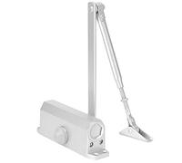 NOENNULL Buffer Idraulico Chiudiporta Ispessimento Bilanciere Posizionamento Automatico a 180 Gradi per Porte Interne/esterne in Legno/metallo Alluminio (061 portante 65 kg)