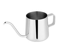 NOENNULL Caffettiera a Goccia in Acciaio Inossidabile Bollitore a Collo di Cigno Lento per gli Amanti della Preparazione del caffè 250 Ml/350 Ml Argento Rosa Rosso (350ML)