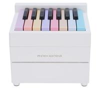 NOENNULL Calendario da Tavolo per 2025 Calendario Musicale Moderno Bluetooth per Decorazioni per Casa e Ufficio con Visualizzazione della Data e Dell'ora per Appassionati di Musica e Donatori di