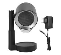 NOENNULL Cappa aspirante portatile, ventilatore da da scrivania a 3 velocità, piccolo ventilatore da scrivania 2600-4600 giri/min, angolo regolabile 30-120 gradi, spina europea portatile