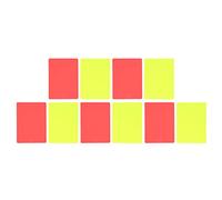 NOENNULL Carte da Arbitro di Calcio, Set da 5, Carte Rosse e Gialle Calcio, Pallavolo, Rugby, Baseball, da Arbitro Resistenti all'Usura, Ideali per Tutti i Giochi e