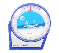 NOENNULL Cercatore di Angolo di 4x90 Gradi Base Magnetica in Plastica ABS Cercatore di Angolo di Inclinometro Goniometro Strumento di Localizzazione di Misurazione Dell'angolo