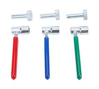 NOENNULL Chiave per Gioco Valvole Regolabile con 3 Chiavi Offset e 3 Strumenti con Manopola Zigrinata, Kit di Strumenti Chiave di Regolazione Punteria Valvola Portatile Compatto per