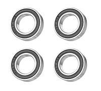 NOENNULL Confezione da 4 Cuscinetti Cuscinetto Ruota Bicicletta Cuscinetto Doppia Guarnizione 15267-2rs Fondo in Gomma 15 X 26 X 7 Mm