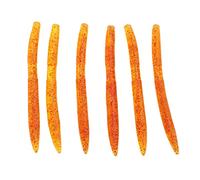 NOENNULL Confezione da 6 Swimbait per la Pesca della Spigola, Esca per la Pesca del Verme della Pasta, Esca Artificiale Resistente Al Lombrico Morbido in PVC, per la della Spigola (Giallo #13)