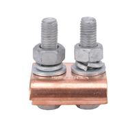 NOENNULL Connettore di Morsetti per Scanalature Parallele, Terminale di Morsetto PG in Rame con Filettatura M10 per Cavo 16-120 mm², Collegamento di Ramo Elettrico e Kit di Messa a Terra