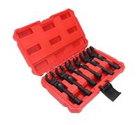 NOENNULL Crows Foot Line Set Set 6 Pezzi 3/8 Pollici Drive Long Crowfoot Grench per le Linee Idrauliche del Freno a Combustibile 12 14 16 17 18 19 Mm Iniettore Iniettore Chiave