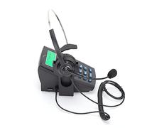 NOENNULL Cuffia Telefonica con Filo con Suono di Alta qualità e Microfono Omnidirezionale per Uso Domestico/ufficio, Struttura Resistente - per Operatori di Call Center, Materiale ABS