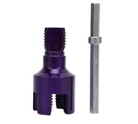 NOENNULL Cutter Filettatura G1/2 PVC - Strumento di Threading Interno Ed Esterno Integrato con Gambo Esadecimale per Esercitazioni Elettriche, Impianti Idraulici e Riparazioni dei Tubi