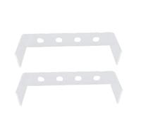NOENNULL Display del Tappo per Bottiglie di Vino da 2 Pezzi, Supporto per Tappa del Vino Acrilico Trasparente, Supporto per Tappeti per Bottiglie di Vino a 4 Slot Elegante Supporto per