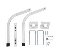 NOENNULL Distanziatore per Scala, Scala per Tetto Regolabile, di Estensione in Acciaio Resistente, Distanziatore per Tetto, Stabilizzatore per, per Parete Robusto, Cassaforte