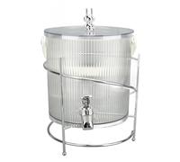 NOENNULL Distributore di Bevande, Distributore di Acqua Fredda con Rubinetto, di Bevande Trasparente con Supporto, di per tè Alla Frutta Feste, Casa, Matrimoni, di Limonata