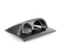 NOENNULL Elegante Supporto per Montaggio su Cruscotto da 2 Pollici per Pod a Doppio Calibro per la Decorazione Automatica in Fibra di Carbonio del Contatore Dell'auto (Modello in fibra di carbonio)