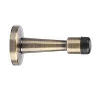 NOENNULL Fermaporta Durevole in Lega di Zinco per L'ufficio di Casa, Hotel, Supporto per Porta Anti-collisione in Bronzo Spazzolato per la Protezione delle Pareti e la Riduzione del Rumore (Parte