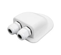 NOENNULL Ghiandola di Ingresso Cavo - Doppio Solare IP68, Materiale ABS, Facile Installazione con Protezione per Il Progetto Solare su Barca