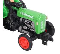 NOENNULL Giocattolo per Trattore Agricolo Modello di Simulazione Squisito per Bambini Materiale Plastico in Lega di Gioco Educativo per Bambini di età Superiore a 3 Anni (Verde)