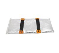 NOENNULL Guanti di Calore Protezione a Mano in Pelle Riflettente Alluminizzata, Guanti di Saldatura a 932 ° F/500 ° C