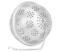 NOENNULL Infusore a Sfera Filtrante per Colino da tè in Acciaio Inossidabile per tè e Spezie, Sicuro e Durevole, Accessori da per Pentole Calde, Dimensioni 2,4" in Acciaio Inossidabile 304 (Extra