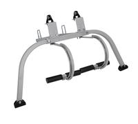 NOENNULL Intervallo di Stallo della Scala, per Accessori Stabilizzanti, Supporto Stabile di Stallo del Tetto Universale per Parete di Grondaia, con Ulteriore Piattaforma Stabile