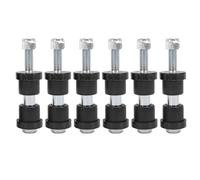 NOENNULL Kit Boccola Molla Carrello 70289G01 Kit Boccola Molla Vite Dado Molla Posteriore Carrello Manicotto in Poliuretano di Ricambio per EZGO Txt Medalist dal 1994 in Poi (Nero)