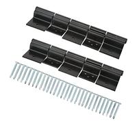 NOENNULL Kit Cerniera a Frizione per Porta D'ingresso, Funzionamento Regolare e Durevole per la Quinta Ruota, Rimorchio da Viaggio, Acciaio Legato Nero