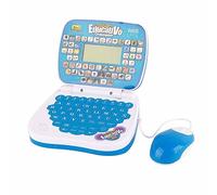 NOENNULL Macchina per L'apprendimento per Bambini, Inglese, Spagnolo, Funzione Musicale, Laptop per L'apprendimento Interattivo per Bambini (Blu)