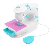 NOENNULL Mini Macchina da Cucire Elettrica per Bambini Compatta con Giochi di Effetti Sonori Luminosi per Ragazze per lo Sviluppo della Coordinazione Occhio-mano (macchina da cucire elettrica JJT7921)