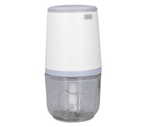 NOENNULL Mini Tritacarne da 300 Ml, Mini Tritacarne Elettrico, USB, Robot da Cucina, Wireless, Facile da Tritare, Macchina per Alimenti per Bambini, Piccolo (Bianco)