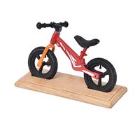 NOENNULL Modello di Bicicletta Squisito per Casa delle Bambole in Miniatura in Metallo per la Base Decorativa della Casa delle Bambole Inclusa per L'esposizione del Giardino del Soggiorno (#1)