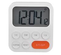 NOENNULL Orologio Timer con Conto Alla Rovescia, Timer Digitale per da, 3 velocità Regolabili, da Magnetico per Conto Alla Rovescia per Cucinare, di Apprendimento per Camera da Letto, Batteria
