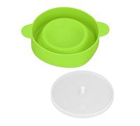 NOENNULL Popper Popcorn per Microonde, Coperchio Pieghevole Senza BPA, Manico in Silicone Fai da Te, per Uso Domestico in (Verde)