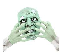 NOENNULL Scheletro di Halloween Oggetti di Scena Horror per la Decorazione della Casa Stregata, Teschio Realistico con Nocche di Scheletro per Spaventare gli Amici, Materiale Plastico, Incluso 1, 2