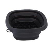 NOENNULL Scodella in Silicone Freddo per il Viso Effetto di Raffreddamento Profondo per il Bagno di Ghiaccio Viaggio Domestico Strumento Spa Portatile per Ciotola Bagno nel Ghiaccio per il Viso (Nero)