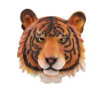 NOENNULL Scultura del Trofeo di Simulazione in Resina per Decorazioni per la Testa di Animale 3D per Casa, Ufficio Bar Cervo Unica Statue Statue Head Wall Art (Tigre)