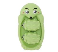 NOENNULL Set di Giocattoli Galleggianti per il Bagnetto del Bambino, Divertente Giocattolo Acquatico per Bambini in Plastica Morbida per Piscina, in per Nuotare, Catturare i Piccoli (Verde)