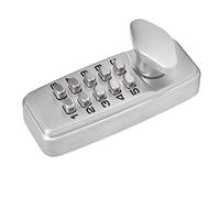 NOENNULL Set di Serrature Intelligenti Senza Chiave in Lega di Zinco per Ufficio Domestico, Kit di Blocco Password Ignifugo Impermeabile per Porte Interne Ed Esterne