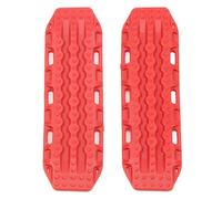 NOENNULL Simulazione Scheda di Fuga 2 Pezzi Scheda di Fuga per Auto RC, Scale di Sabbia in Plastica per Auto Telecomandata in 1/18 1/24 Axial SCX24 con Fine Lavoro Installato Veicolo (Rossa)