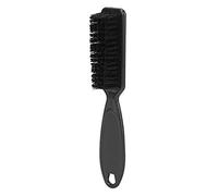 NOENNULL Spazzola per Capelli con Setole Morbide per la Cura della Barba Uomo, Strumento per la Pulizia della Testina Dell'olio per Uso Domestico o in Salone, Materiale ABS, Nero