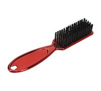 NOENNULL Spazzola per la Cura della Barba Setole Durevoli e Comode Perfette per lo Styling in Movimento per Tutte le Tue Esigenze di Toelettatura Nylon ABS (Rosso)