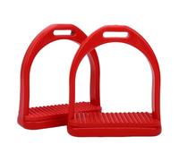 NOENNULL Staffe per Equitazione 2 Pezzi, Staffa per Sella per Tubo in Metallo con Cuscinetto in Gomma Staffe di Sicurezza per Equitazione, Installazione Facile, Staffe per Cavallo (Grandi Dimensioni)