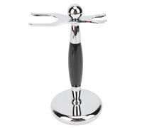 NOENNULL Stand per Pennello Barba per Uomini - Aperture Extra Larghe a Doppio Lato e Porta a Spazzola con Base di Metallo Pesante, Organizzatore di Banconi del Bagno (Blu)
