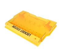 NOENNULL Stazione di conformità della Sicurezza Pesante di Blocco Tagout con un di Gestione Visiva di Copertura Chiara per le Forniture di Loto
