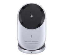 NOENNULL Stazione di Ricarica Wireless Veloce da 15 W Caricatore da Tavolo Universale Efficiente per Auricolari per Orologio da Telefono per Uso Domestico/ufficio