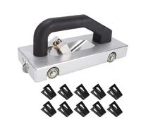 NOENNULL Strumento per Scanalare Pavimenti, Strumento Manuale di Trazione per Scanalature in Lega di Alluminio, Lame a U per Saldatura, Scanalatura, Larghezza Scanalatura 2-3 Mm p