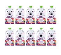 NOENNULL Tappeti per Alimenti per Bambini Riutilizzabili da 10 Pacchetti, da 200 Ml di Sacchetti di Spremitura BPA per Purea Fatta in Casa, Yogurt di Frutta