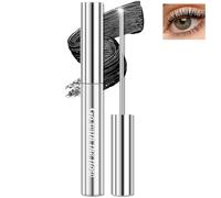 Noerrors Mascara in metallo, bacchetta per ciglia in ferro lavabile, arricciatura 3D, ciglia lunghe a pigmento volumizzante extra sottile, spazzola senza pinsello, trucco per ciglia di lunga durata