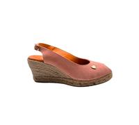 NOESLOMISMO BY DILEMA Sandalo Zeppa Donna | Scarpe Estate Comode, Salmone, 41 EU