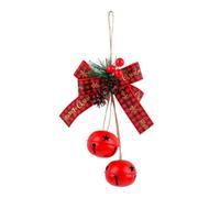 Noeud De Ruban De Noël - Décorations En Satin Pour Vacances, Décoration Pour Porte Fenêtre Mur Cheminée Salon Terrasse Chambre Jardin Extérieur